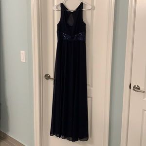 Navy Blue Formal Dress